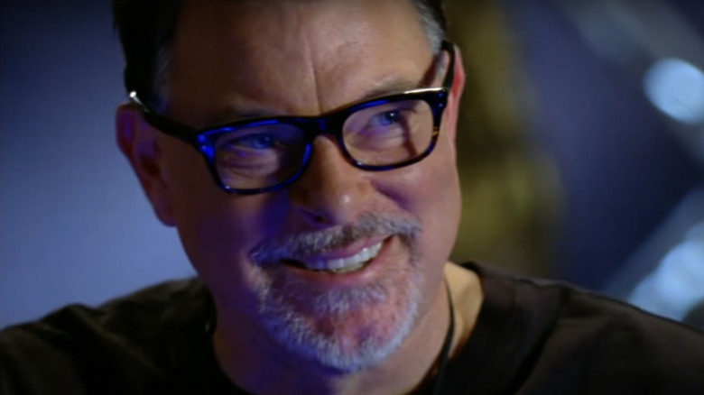 Jonathan Frakes wearing glasses