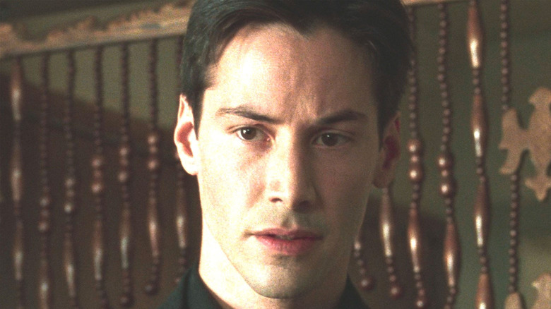 Keanu Reeves as Neo in The Matrix