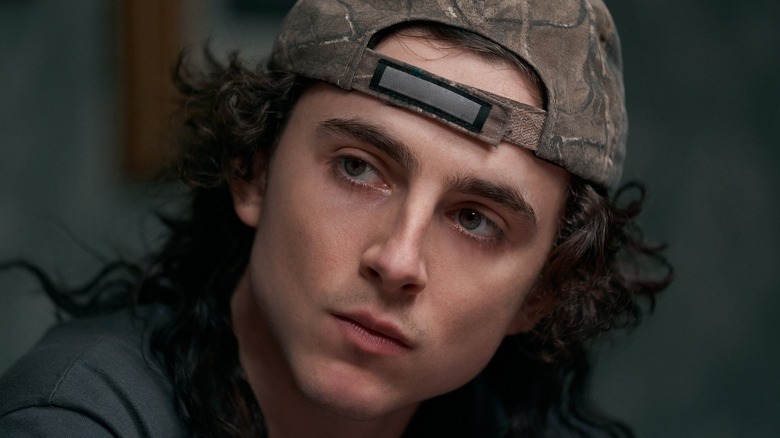 Timothee Chalamet wearing hat