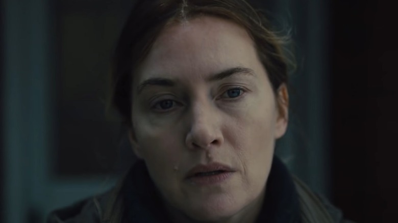 Kate Winslet in Mare of Eastown staring