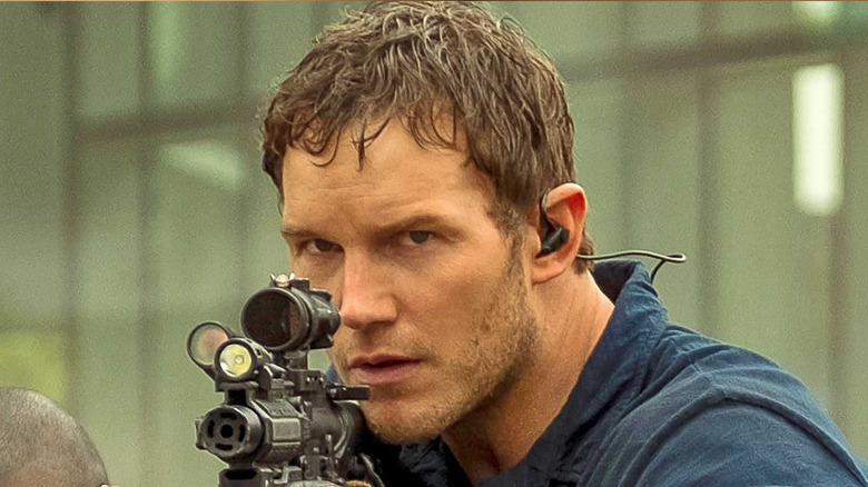 Dan aiming rifle