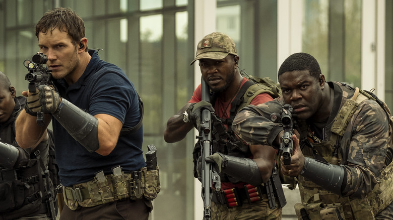 Chris Pratt, Edwin Hodge, Sam Richardson The Tomorrow War
