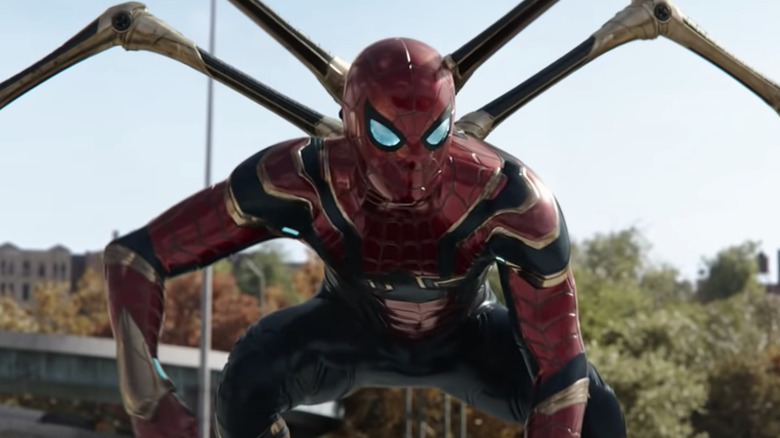 Tom Holland as Spider-Man in Spider-Man: No Way Home