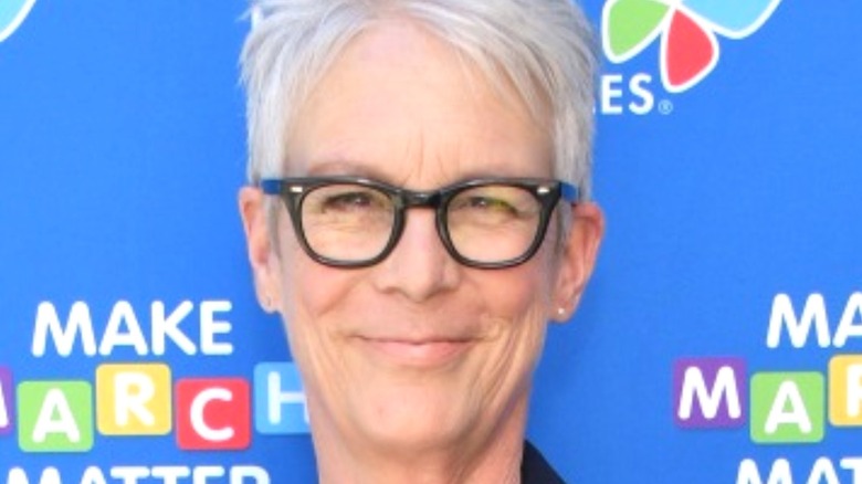 Jamie Lee Curtis smiling