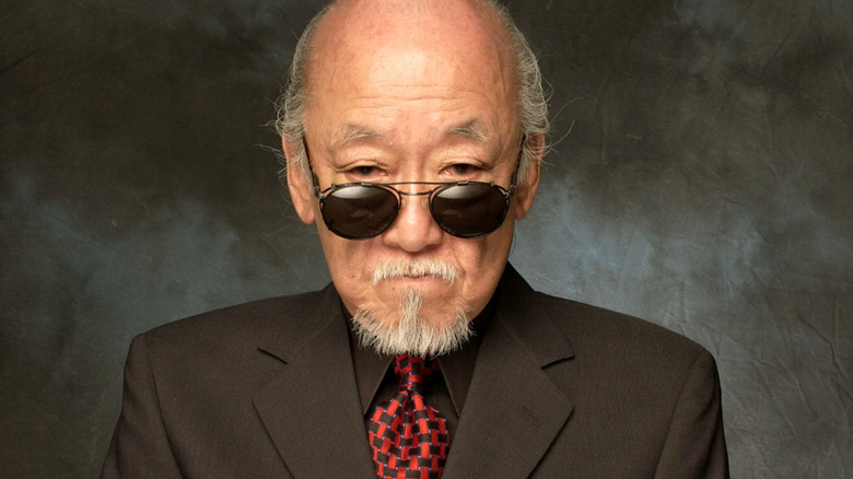 Pat Morita wearing sunglasses at CineVegas Film Festival 2003
