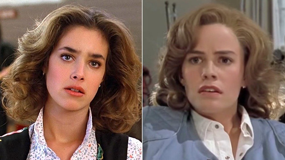 Claudia Wells and Elisabeth Shue