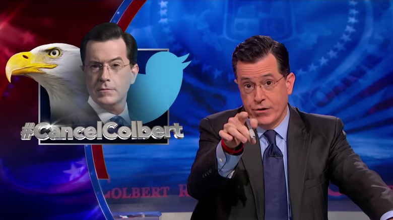 Stephen Colbert talking about his haters on "The Colbert Report" (2005-2014)