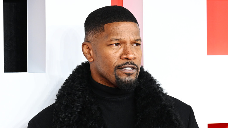 Jamie Foxx frowning