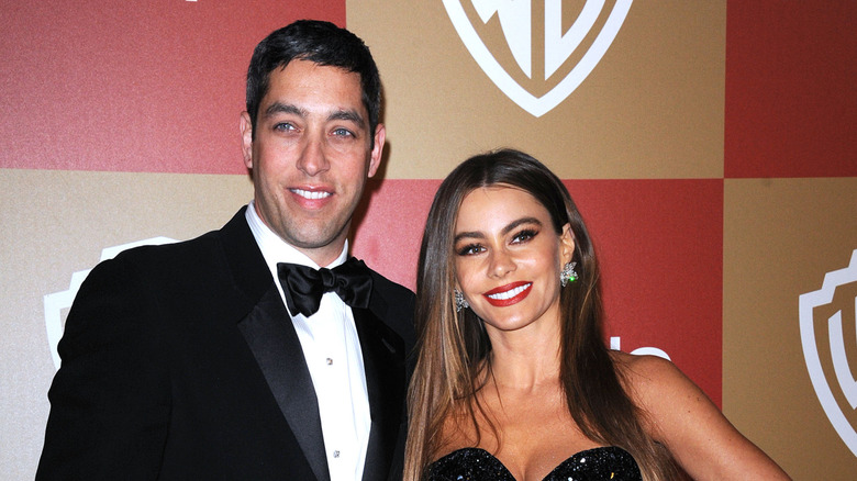Sofia Vergara and Nick Loeb on the red carpet