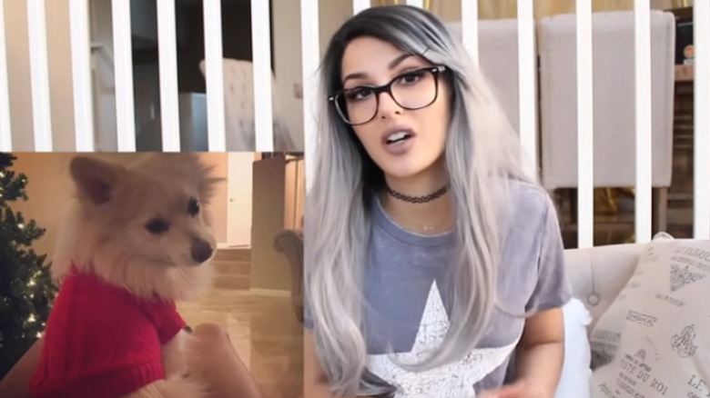 SSSniperWolf showing picture of Tuna