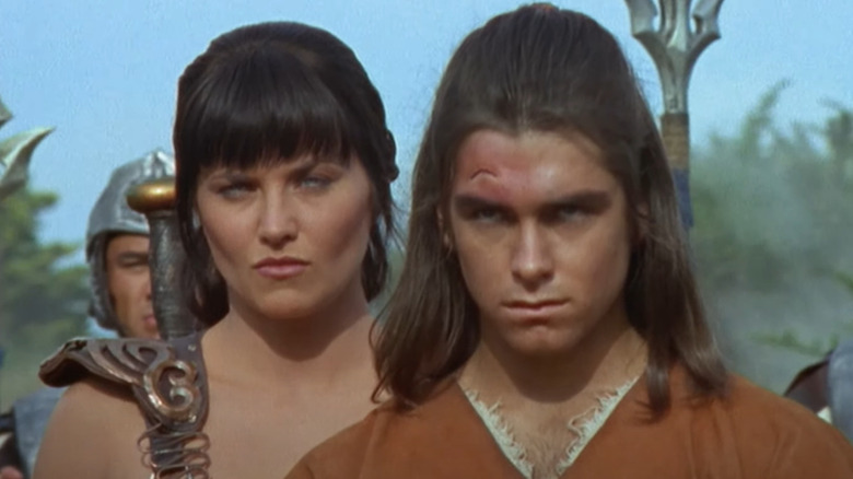 David and Xena ready for battle