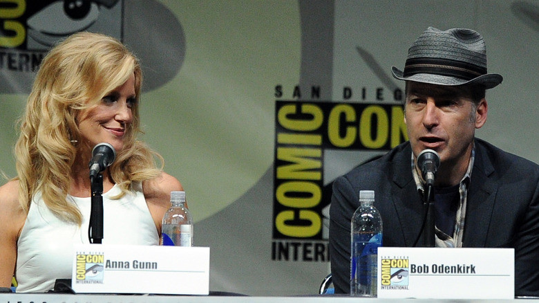 Anna Gunn and Bob Odenkirk at Comic-Con