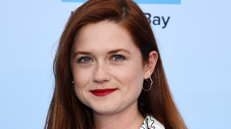 Bonnie Wright smiles 