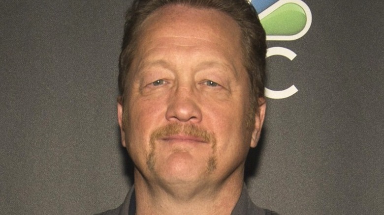 Christian Stolte smirking