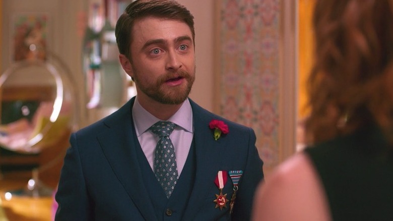 Daniel Radcliffe in suit and tie