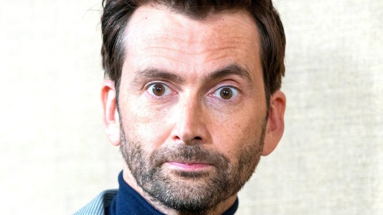 David Tennant posing