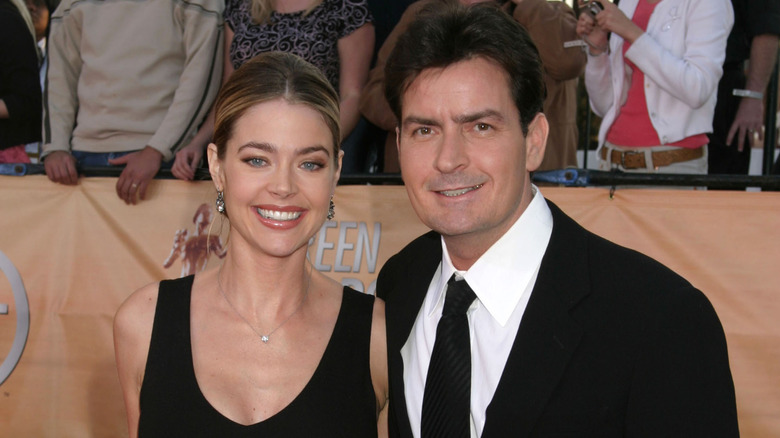Denise Richards Charlie Sheen red carpet
