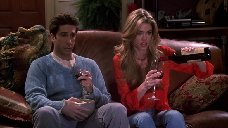 Ross and Cassie watching a movie