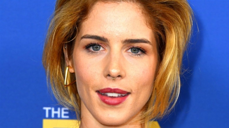 Emily Bett Rickards smiling