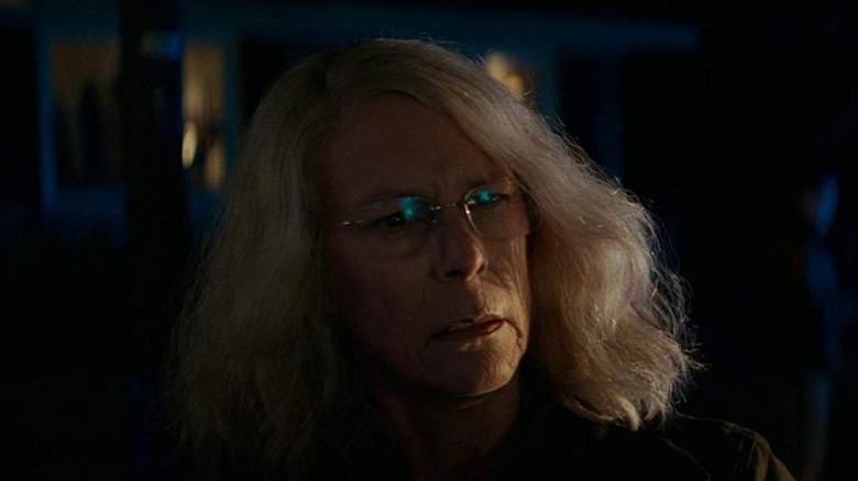 Laurie Strode looks determined