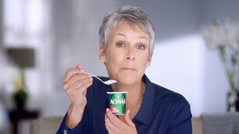 Jamie Lee Curtis eats Activia