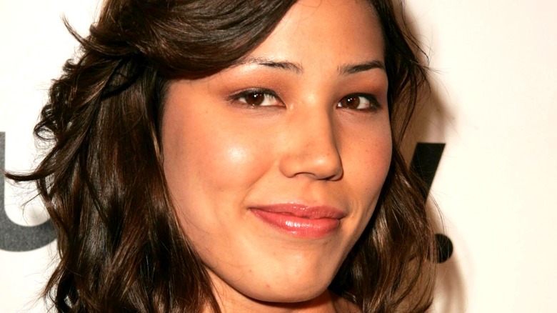 Michaela Conlin smiling at event