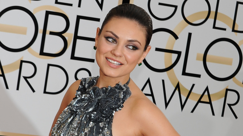 Mila Kunis at the Golden Globes