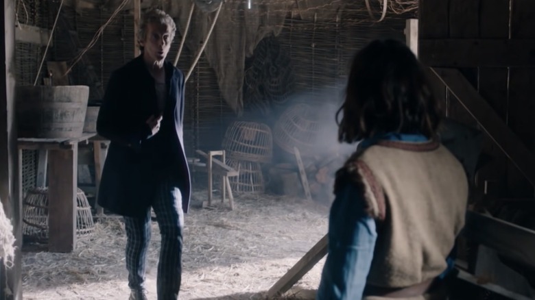 Peter Capaldi and Jenna Coleman in Doctor Who