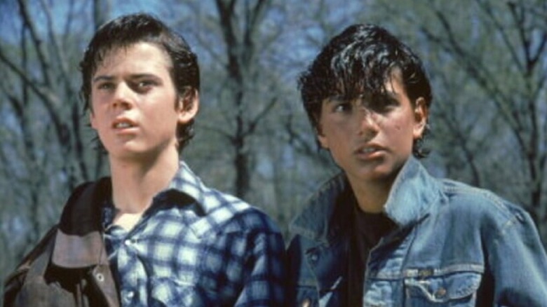 Ralph Macchio and The Outsider's cast