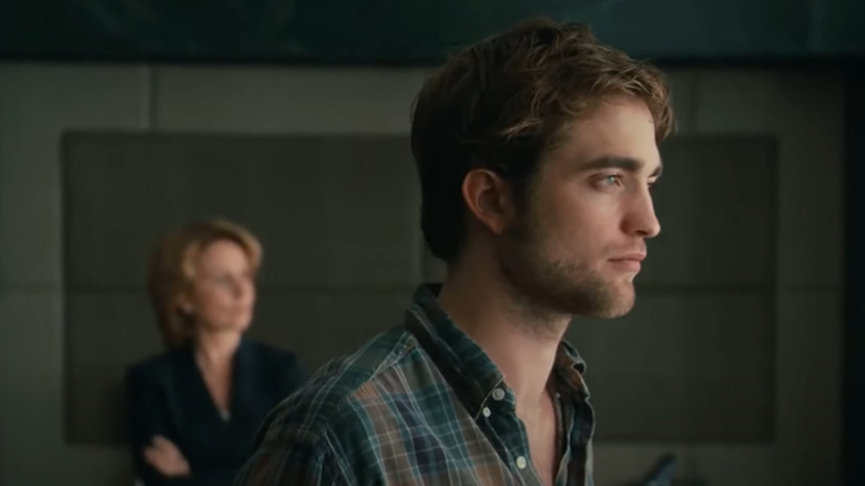 Tyler looking out the window in Remember Me