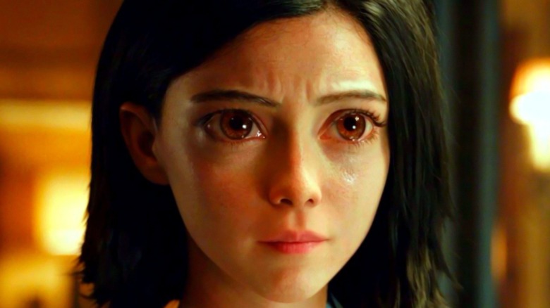 Rosa Salazar in Alita: Battle Angel