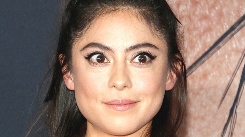 Rosa Salazar ECU with wide eyes