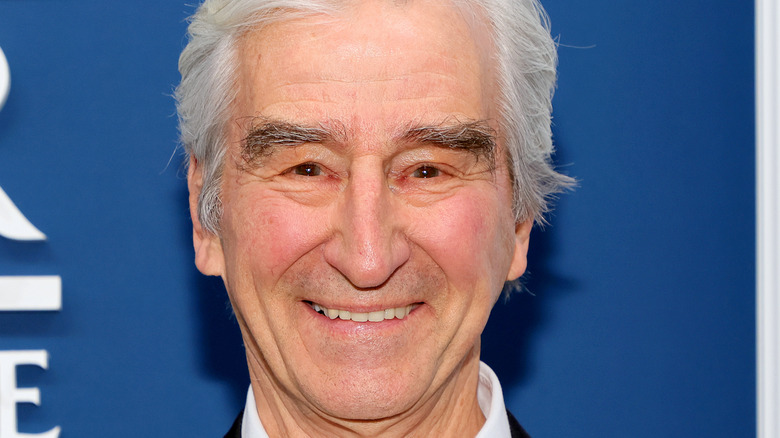 Sam Waterston smiling in close-up