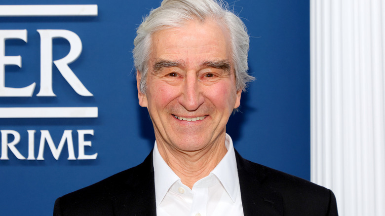 Sam Waterston smiling in close-up