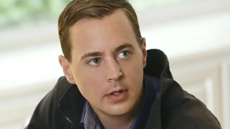 McGee speaking and looking away