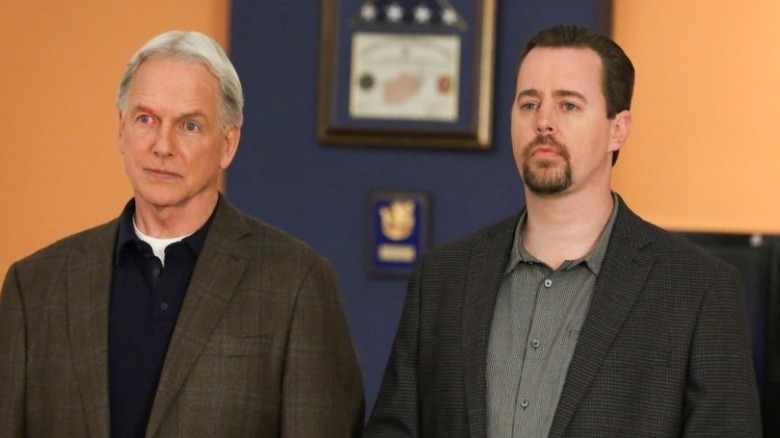 McGee and Gibbs standing together