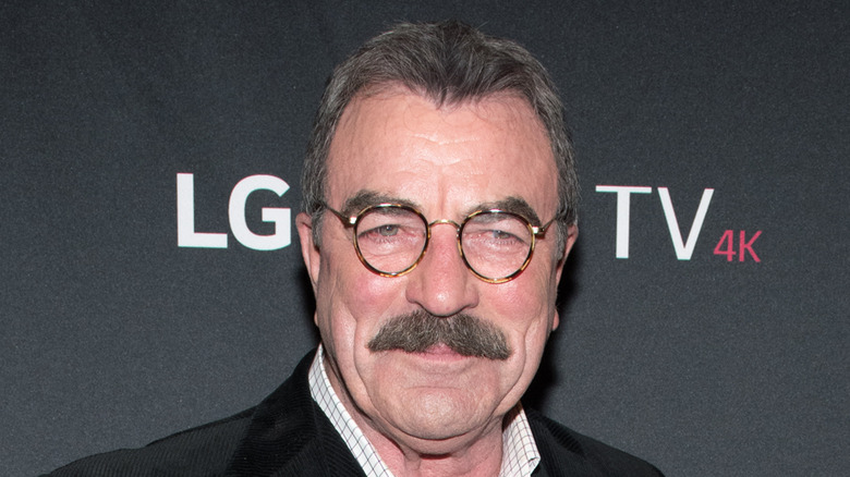 Tom Selleck smiling