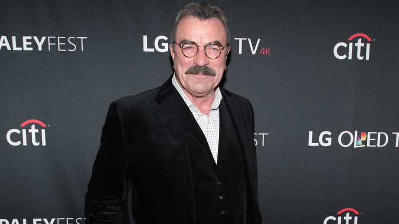 Tom Selleck smiling