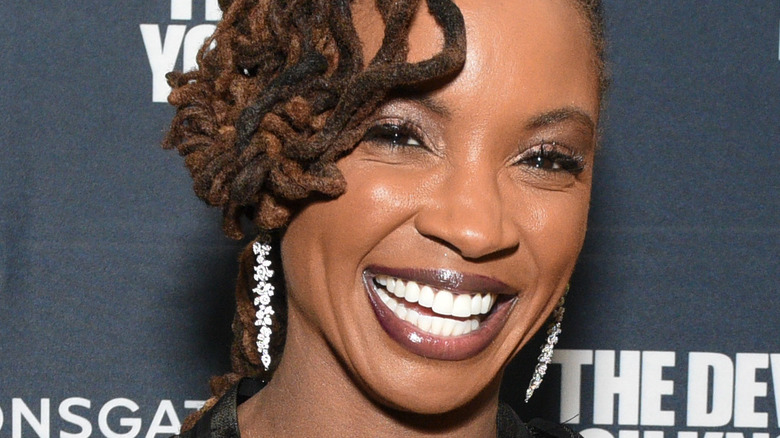 Shanola Hampton smiling