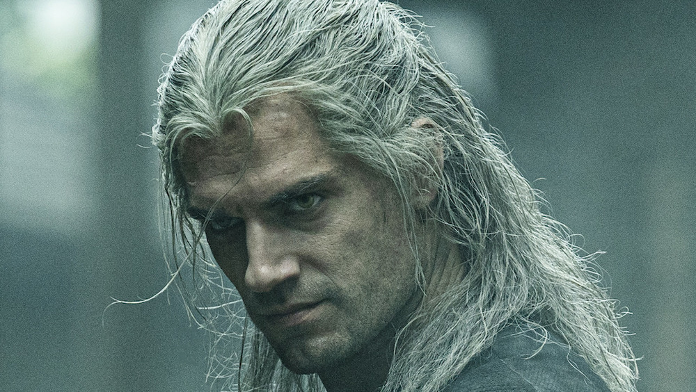 Henry Cavill staring menacingly 