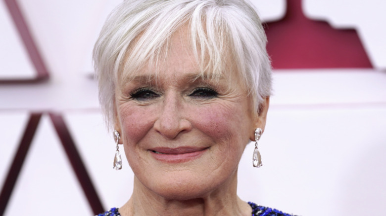 Glenn Close Oscars 2021 red carpet