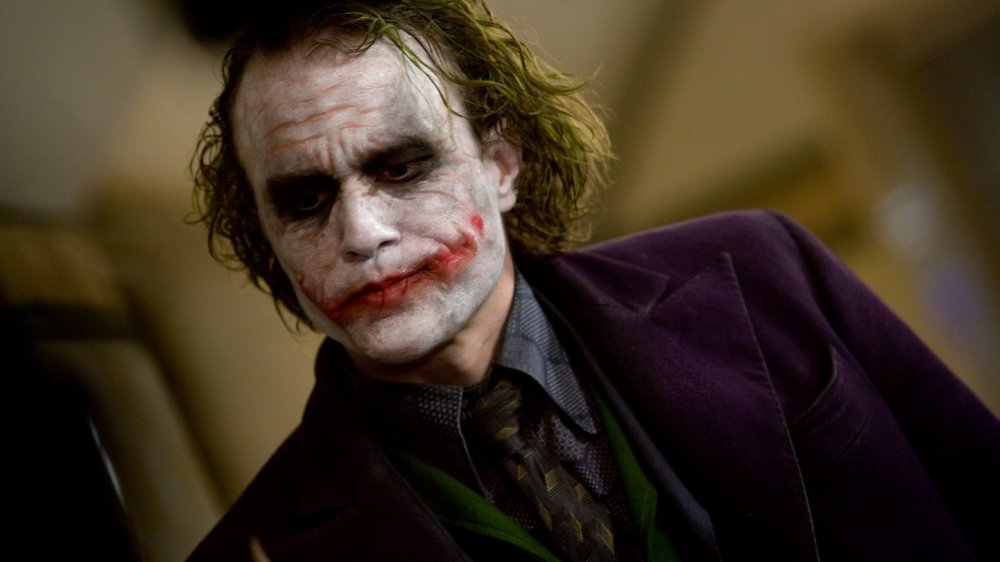 Heath Ledger as The Joker in The Dark Knight