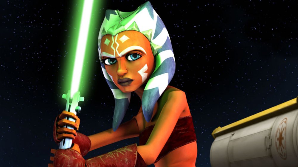 Ashley Eckstein as Ahsoka Tano on Star Wars: The Clone Wars