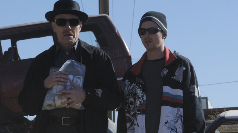 Jesse Pinkman and Walter White in Breaking Bad
