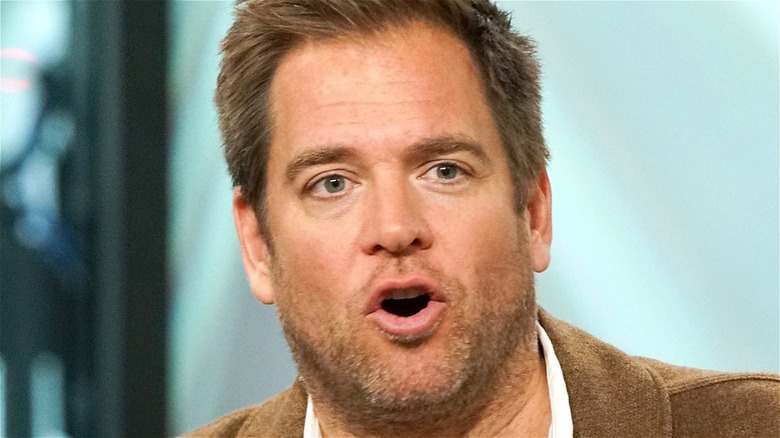 Michael Weatherly during interview