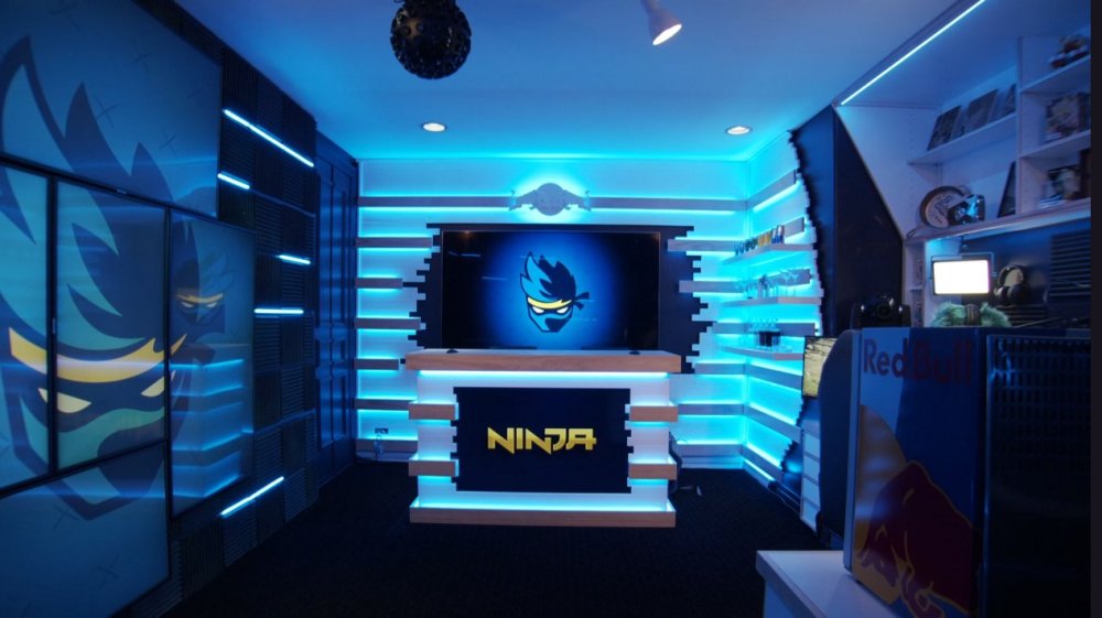 Ninja's gaming room