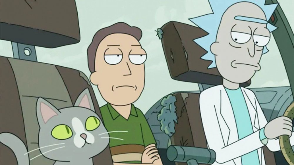 Rick, Jerry, and the talking cat