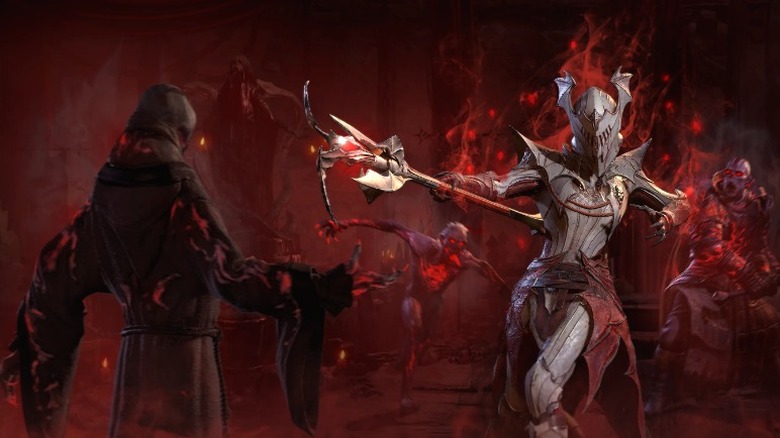 Diablo necromancer battle