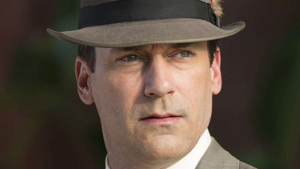 Jon Hamm as Don Draper.