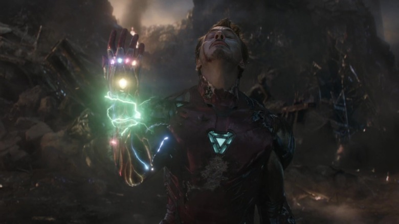 Robert Downey Jr as Iron Man in Avengers: Endgame